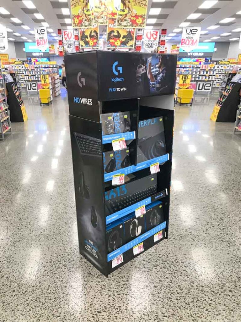 Presto Cardboard Displays set up in less than 10 secs