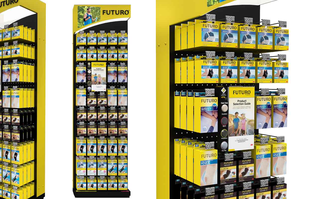 How POS Displays Can Convert More Shoppers to Buy with a product upsell guide designed by Genesis Retail Displays 1 2 How-POS-Displays-Can-Convert-More-Shoppers-to-Buy-with-a-product-upsell-guide-designed-by-Genesis-Retail-Displays with an integrated flip chart
